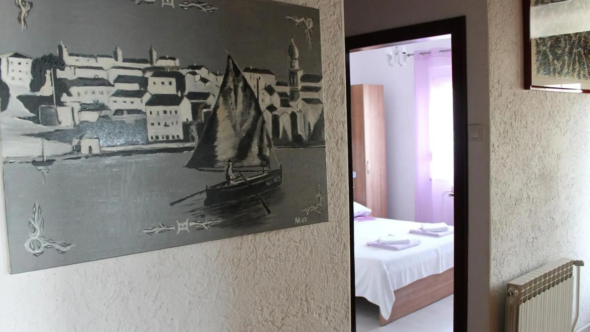 Serene Sea View Krk Apartment With Balcony - Two Bedroom Apartment With Sea View And Balcony Krk Town
